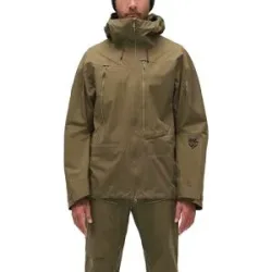 Blackcrows Wasserfeste und atmungsaktive Skijacke M 3L Freebird Jkt Olive Green für Herren Größe M Grün
