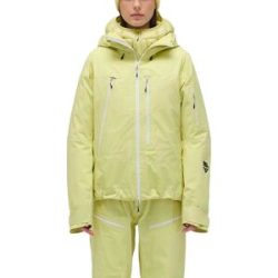Blackcrows Wasserfeste und atmungsaktive Skijacke W 3L Freebird Jkt Wax Yellow für Damen Größe M Gelb