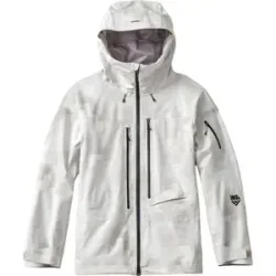 Blackcrows Wasserdichte Skijacke M Aurion 3L Jacket Mineral Gray Camo für Herren Größe L Grau