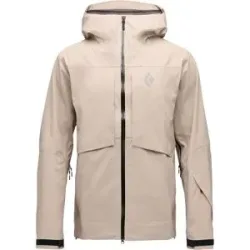 Black Diamond Skijacke &ndash; Herren &ndash; Factor Shell M Factor Shell Moonstone für Herren Größe XL Beige