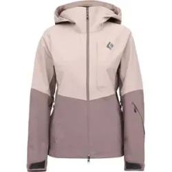 Black Diamond Wasserfeste und atmungsaktive Jacke für Skitourengehen W Recon Stretch Shell Pale Mauve Dark Mauve für Damen Größe XS Violett