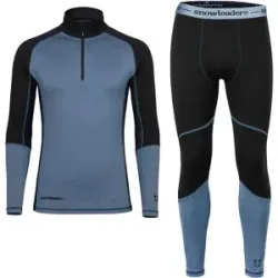 Snowleader Technische erste Schicht Merino Wolle Pack Merino Men Slate für Herren aus Wolle