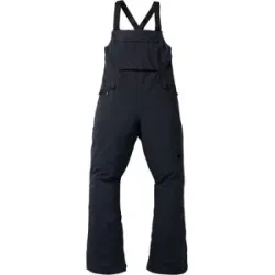 Burton Salopette de ski/snowboard stretch W Reserve 2L Stretch Slim Bib True Black für Damen Größe M schwarz