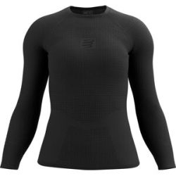 Compressport Thermoregulierende erste Schicht On/Off Base Layer Ls Top W Black für Damen Größe M schwarz