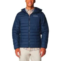 Columbia Stepp- Und Daundenjacken isolierend und wasserabweisend Powder Lite II Hooded Jacket Collegiate Navy für Herren Größe S Navy blau