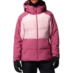 Columbia Wasserdichte Skijacke aus OMNI-TECH? Ava Alpine Puffer Jacket Antique Mauve Powder Pink Mineral Pink für Damen Größe S Rosa