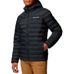 Columbia Daunenjacke wasserabweisend und isolierend Terwilliger Trail Heat Seal Hooded Jacket Black für Herren Größe L schwarz