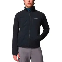Columbia Warme und leichte Jacke Arctic Crest Hybrid Full Zip Black für Herren Größe S schwarz