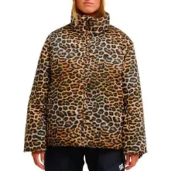 DCShoe Kurze, wasserdichte und atmungsaktive Daunenjacke ? Damen ? Aura Puffer Jacket 10K W Aura Puffer Jacket 10K W DC Fauxcat für Damen -