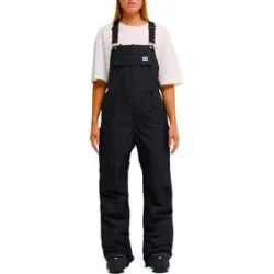 DCShoe Wasserdichte und atmungsaktive Latzhose ? Damen ? Valiant Bib Pant W Valiant  Bib Pant W Black für Damen Größe M schwarz