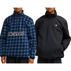 DCShoe Wasser- und atmungsaktiver, wendbarer Anorak ? Herren ? Park Reversible Anorak 10K Park Reversible Anorak 10K Anthracite für Herren -