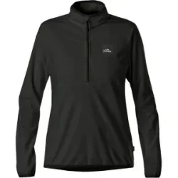 Eider Leichtes Fleece W Peclet Fleece Light 1/4 Zip Black für Damen Größe XL schwarz