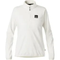 Eider Leichtes Fleece W Peclet Fleece Light 1/4 Zip White Sand für Damen Größe S Weiß
