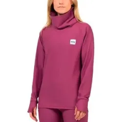 Eivy Technische Unterwäsche aus gerippter Maschenware  Icecold Gaiter Rib Top Pinkgundy für Damen Größe L Rosa