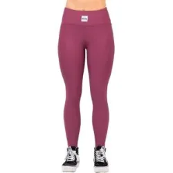 Eivy Technische Unterwäsche aus gerippter Maschenware  Pocket Rib Tights Pinkgundy für Damen Größe S Rosa