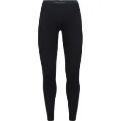 Icebreaker Legging en laine de mérinos W Merino 260 Tech Leggings Black für Damen aus Wolle Größe XS schwarz