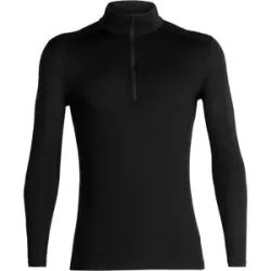 Icebreaker Merinowolle &ndash; Erste Schichten &ndash; Herren M Merino 200 Oasis LS Half Zip M Merino 200 Oasis LS Half Zip Black für Herren aus