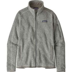 Patagonia Warmes Fleece W's Better Sweater Jkt Birch White für Damen Größe L Grau