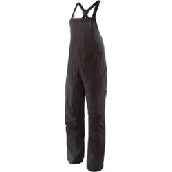 Patagonia Salopette de ski technique W's Snowdrifter Bibs Black w/Black für Damen Größe S schwarz