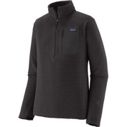 Patagonia Technisches Fleece-Oberteil mit halbem Reißverschluss &ndash; Herren &ndash; R1 Air Zip Neck M's R1 Air Zip Neck Black für Herren -