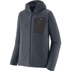Patagonia Technisches Fleece mit Kapuze &ndash; Herren &ndash; R1 Air Full-Zip M's R1 Air Full-Zip Hoody Smolder Blue für Herren Größe L Navy