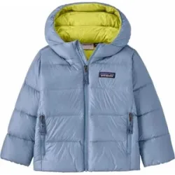 Patagonia Stepp- Und Daundenjacken Baby Hi-Loft Down Sweater Hoody Barnacle Blue  Kindergröße 18 Monate Blau