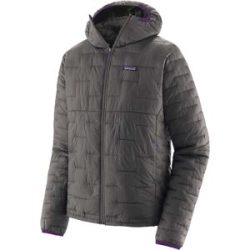 Patagonia Komprimierbarer Stepp- Und Daundenjacken M's Micro Puff Hoody Forge Grey für Herren Größe S Grau