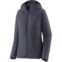 Patagonia Atmungsaktiver Stepp- Und Daundenjacken W's Nano-Air Light Hybrid Hoody Smolder Blue für Damen Größe XS Navy blau
