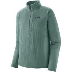 Patagonia Technisches Fleece mit 1/4-Reißverschluss Polartec® M's R1 P/O Blue Sage für Herren Größe L Blau