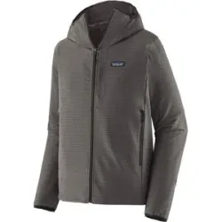 Patagonia Warmer, dehnbarer Fleece-Pullover mit Reißverschluss &ndash; Herren &ndash; M's R1 TechFace Hoody Forge Grey M's R1 TechFace Hoody