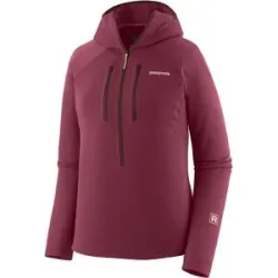 Patagonia Ultraleichte, atmungsaktive Fleecejacke mit Reißverschluss &ndash; Damen / Frau &ndash; W's R1 Ultralight Hoody W's R1 Ultralight