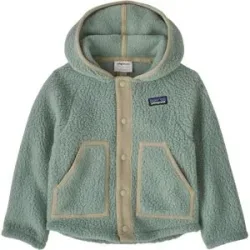 Patagonia Fleece-Jacke mit Kapuze aus Polartec® &ndash; Kinder &ndash; Baby Retro Pile Jkt Baby Retro Pile Jkt Cover Green  Kindergröße 5 Jahre