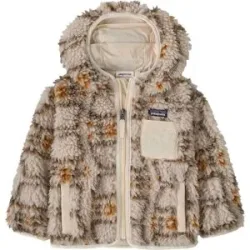 Patagonia Winddichte Fleecejacke mit Fleecefutter &ndash; Kind &ndash; Baby Retro-X Hoody Baby Retro-X Hoody Natural w/Sunlit Pink  Kindergröße