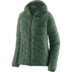 Patagonia Ultraleichte und komprimierbare Stepp-Und Daundenjacke &ndash; Damen / W's Micro Puff Hoody W's Micro Puff Hoody Canopy Green für
