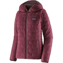 Patagonia Leichte Stepp-und PrimaLoft® Daundenjacke &ndash; Damen / W's Nano Puff Hoody W's Nano Puff Hoody Berry Fig für Damen Größe S -