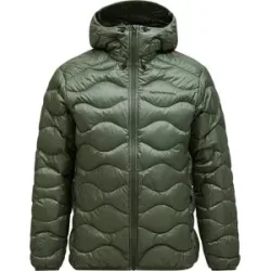 Peak Performance Daunenjacke M Helium Down Hood Jacket Pine Needle für Herren Größe M Khaki
