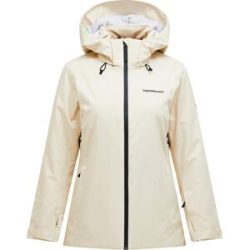 Peak Performance Isolierende Skijacke W Anima 2L Insulated Jacket Sand Fog für Damen Größe M Beige