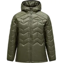Peak Performance Doudoune légère et polyvalente M Elevate Liner Hood Pine Needle für Herren Größe S Khaki