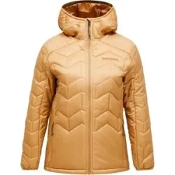 Peak Performance Doudoune légère et polyvalente W Elevate Liner Hood Sierra Sand für Damen Größe S Gelb