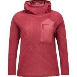Peak Performance Ultraleichte Fleecejacke mit Reißverschluss Polartec® Alpha® W Freelight Alpha Hood Wild Rouge für Damen Größe XS Rot
