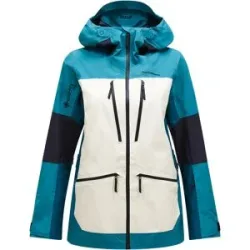 Peak Performance Wasserfeste und atmungsaktive Skijacke aus GORE-TEX® PRO W Vertical Gore-Tex Pro Jkt Hydro Fresh Sand Fog Infinity Teel für Damen