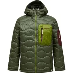 Peak Performance Warme Stepp-Und Daundenjacke für Skitourengehen &ndash; Herren &ndash; Helium Utility Down Hood Black Sand Fog M Helium Utility