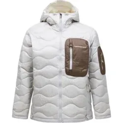 Peak Performance Warme Skitourengehen-Stepp-Und Daundenjacke &ndash; Herren &ndash; Helium Utility Down Hood Black Sand Fog M Helium Utility Down