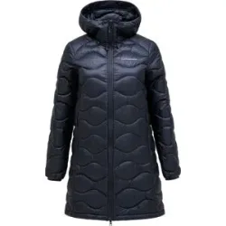 Peak Performance Doudoune longue légère et compressible W Helium Down Parka Black für Damen Größe S schwarz