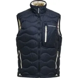 Peak Performance Doudoune sans manches ultralégère et compacte M Helium Utility Down Vest Black Sand Fog für Herren Größe M schwarz