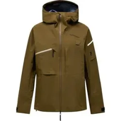 Peak Performance Skijacke aus GORE-TEX &ndash; Herren &ndash; Alpine Gore-Tex 3L Jacket M Alpine Gore-Tex 3L Jacket Meadow Moss für Herren Größe