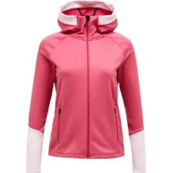 Peak Performance Schnell trocknendes Fleece &ndash; Damen / Frau &ndash; Rider Essentials Zip Hoodie W Rider Essentials Zip Hoodie Mountain Blush