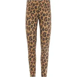 Picture Organic Clothing Weicher und bequemer Thermo-Leggings Milita Printed Bottom Wild Spot Print für Damen Größe M Braun