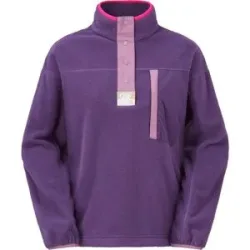 Picture Organic Clothing Halbgeknöpfter Fleecepullover mit Stehkragen Arcca W 1/4 Fleece Grape Royal für Damen Größe S Violett