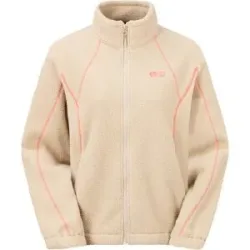 Picture Organic Clothing Fleece mit Reißverschluss und Stehkragen Zelkova Zip Fleece Pure Cashmere für Damen Größe M Beige
